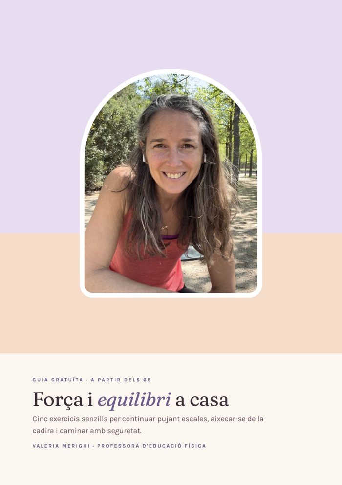 Portada de la guia Força i equilibri a casa